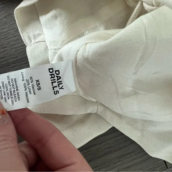 Daily Drills SET Resort Linen Skirt & Top - Picture 5 of 5